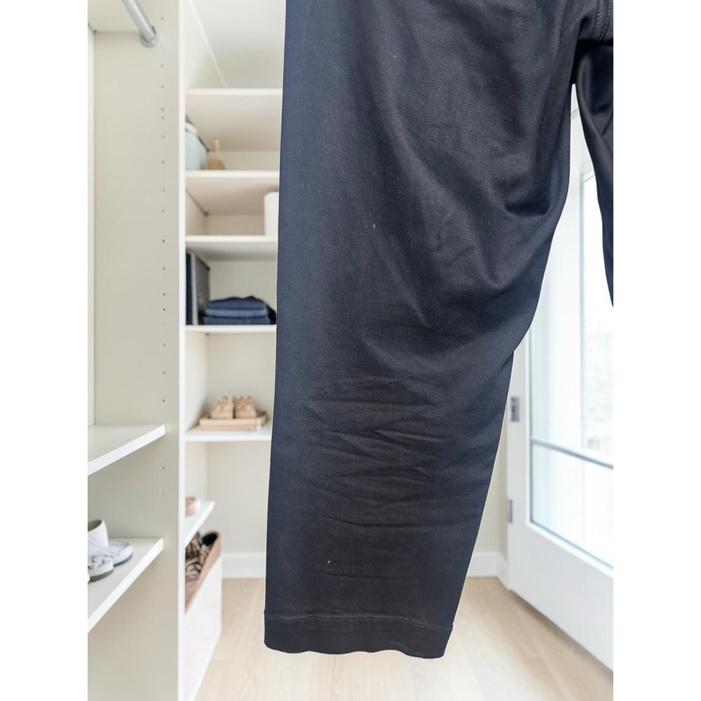 Everlane Easy Straight Crop Jeans Black High Rise Size 8 Premium Denim - Picture 6 of 9
